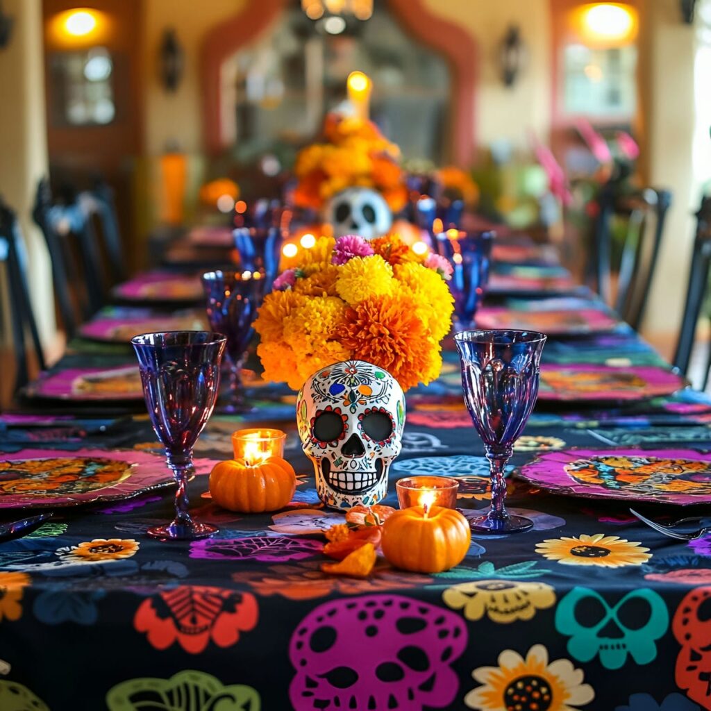 17. Vibrant Sugar Skull Soirée