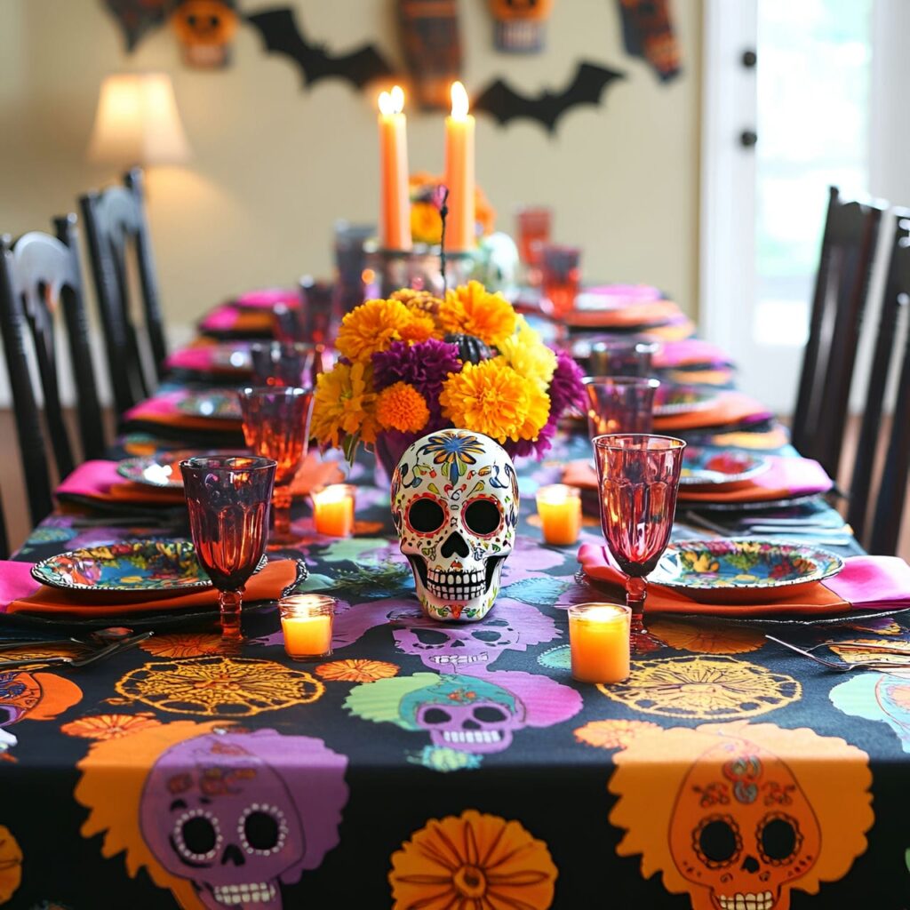 17. Vibrant Sugar Skull Soirée