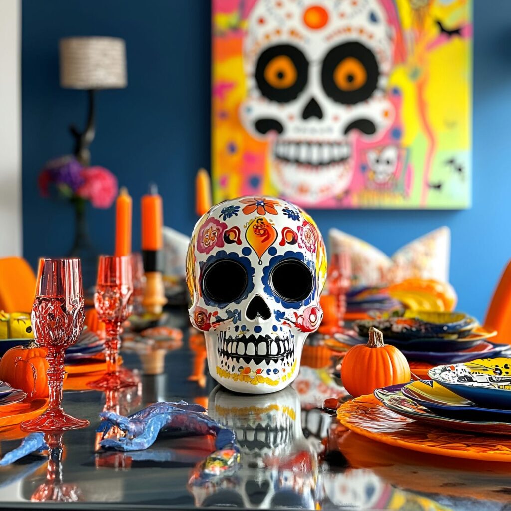 17. Vibrant Sugar Skull Soirée