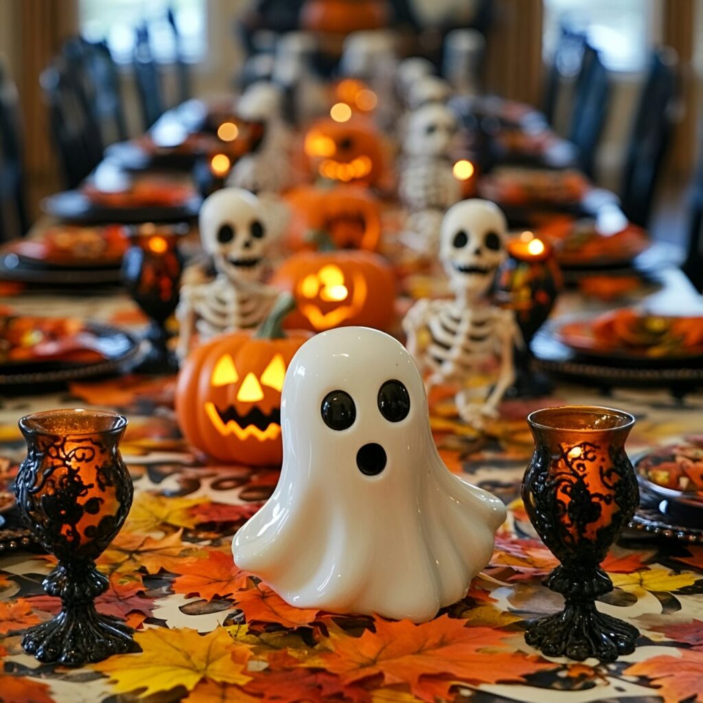 01. Whimsical Halloween Dining Décor