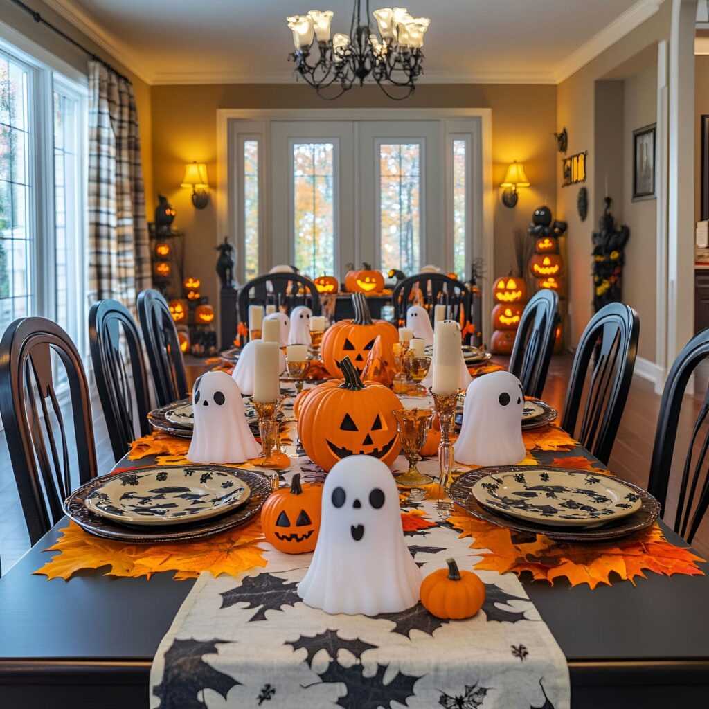 01. Whimsical Halloween Dining Décor