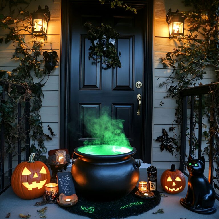 23 Front Porch Halloween Decoration Ideas For Spooky CurbAppeal