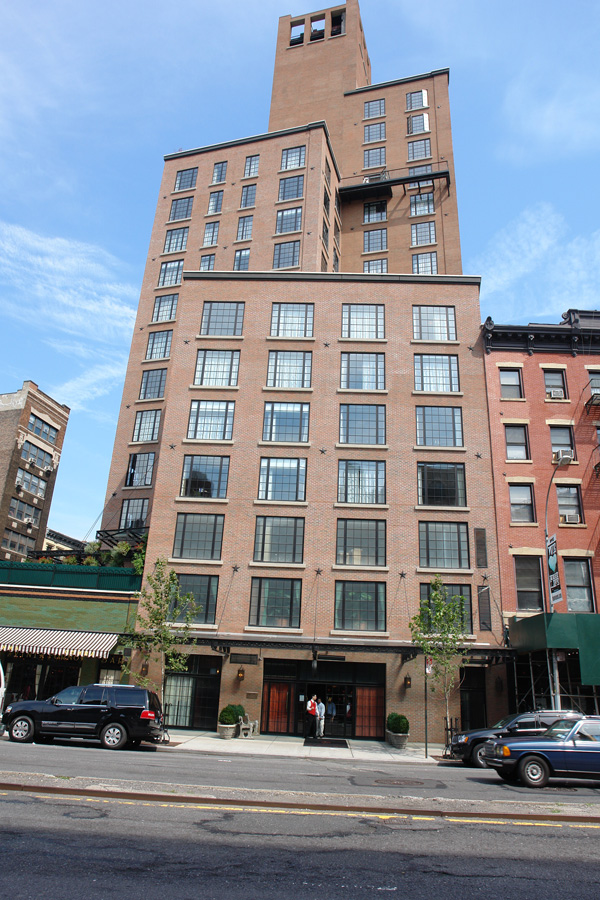 The Bowery Hotel Facade Featuring Steel Casement Windows © CMG 