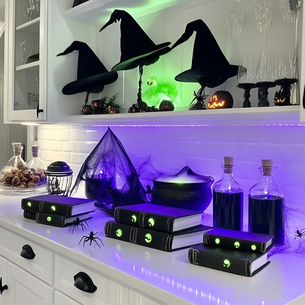 09. Enchanting Witch’s Spell Book Modern Scandinavian Kitchen Display