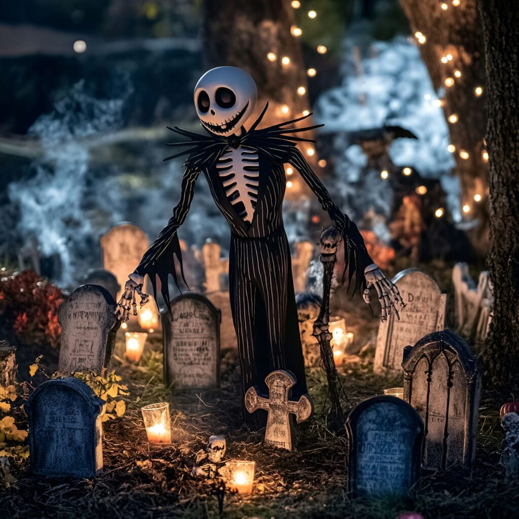 14. Jack's Night of Frights with Fog Machines and Tombstones