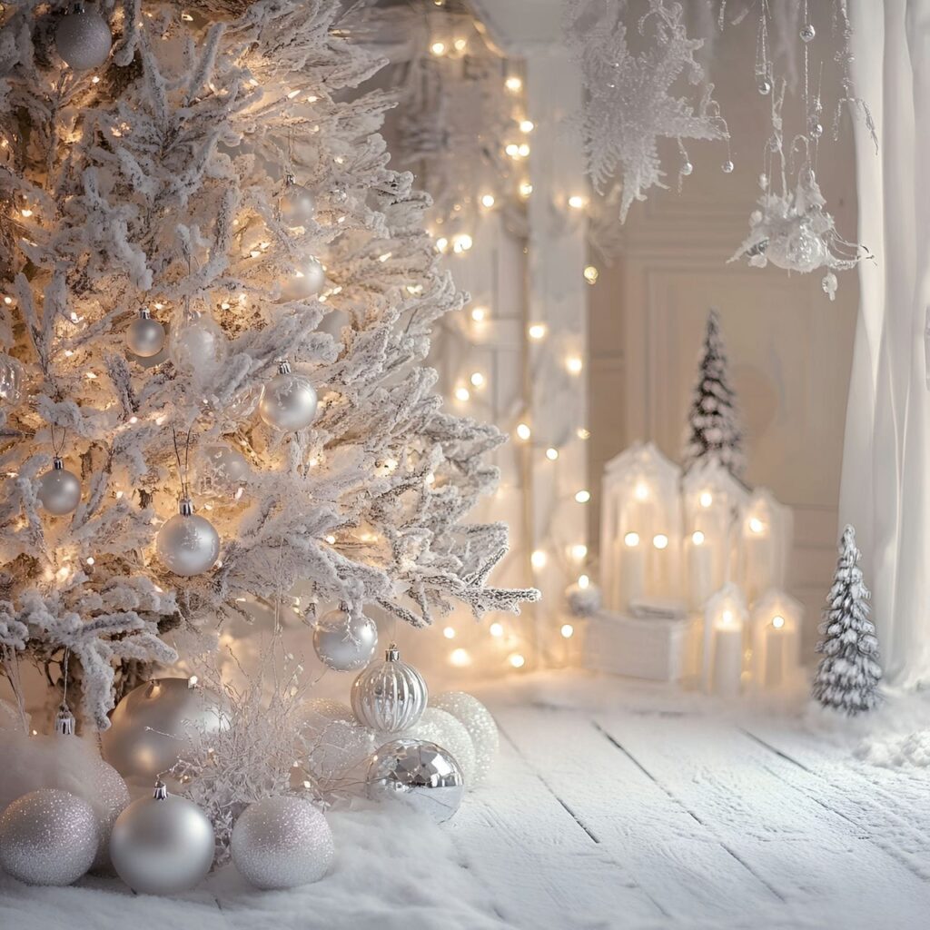 05. Winter Wonderland Tree with Soft White Lights