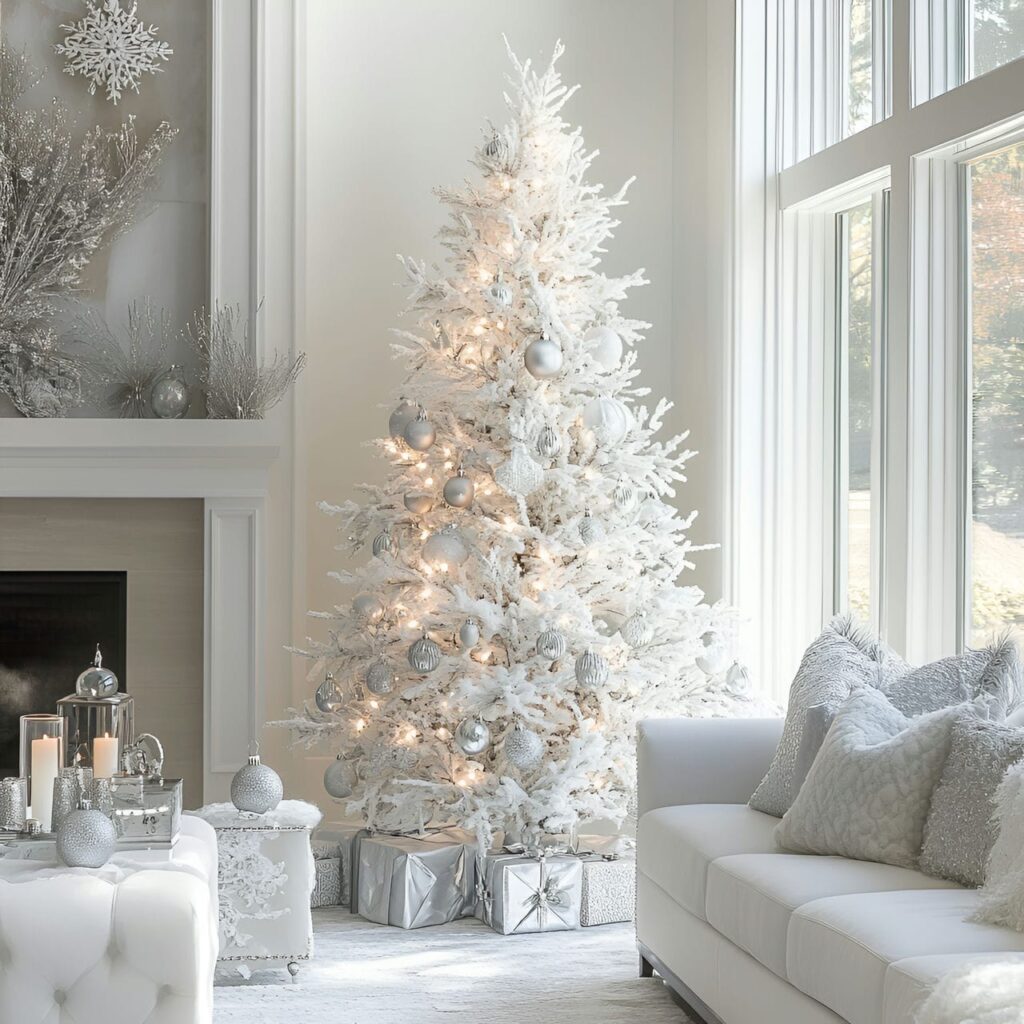 05. Winter Wonderland Tree with Soft White Lights