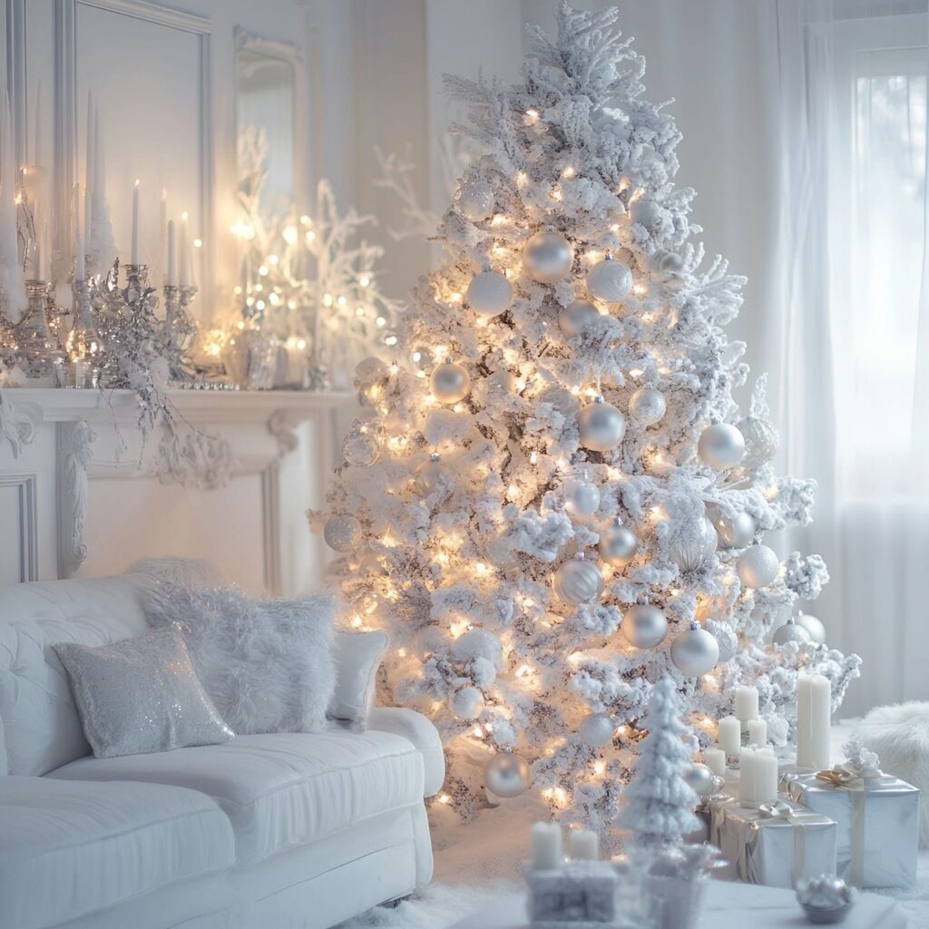 05. Winter Wonderland Tree with Soft White Lights