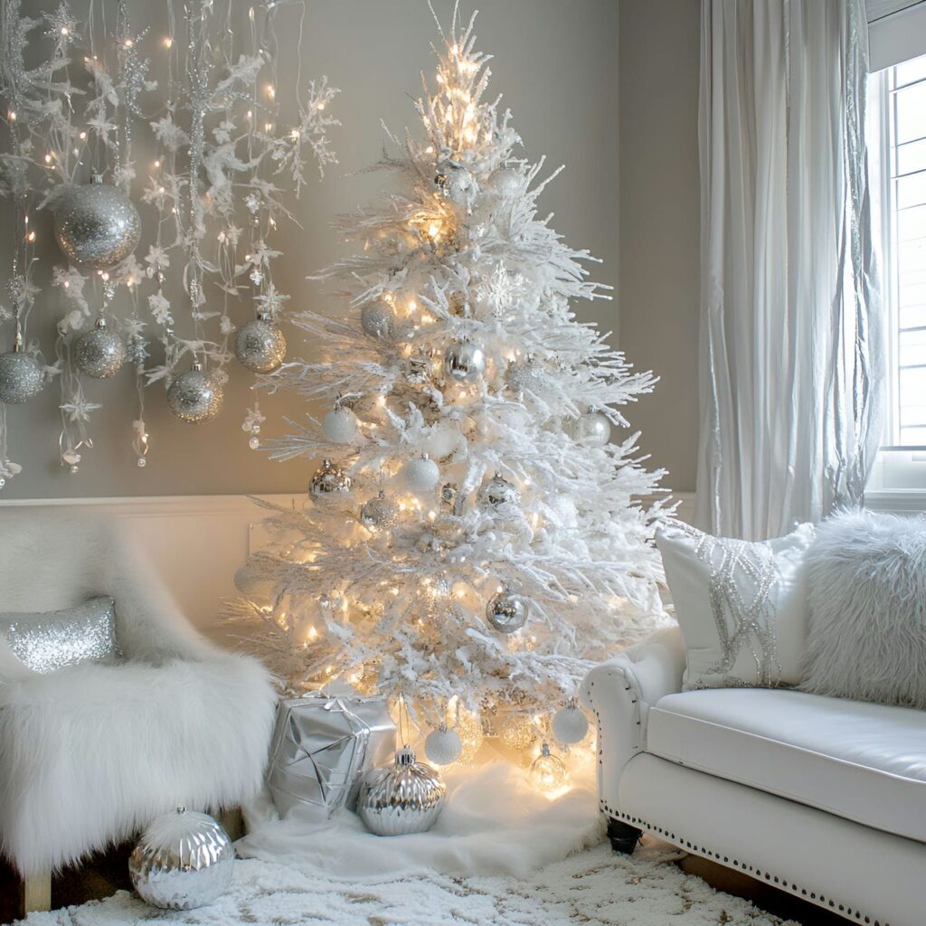 05. Winter Wonderland Tree with Soft White Lights