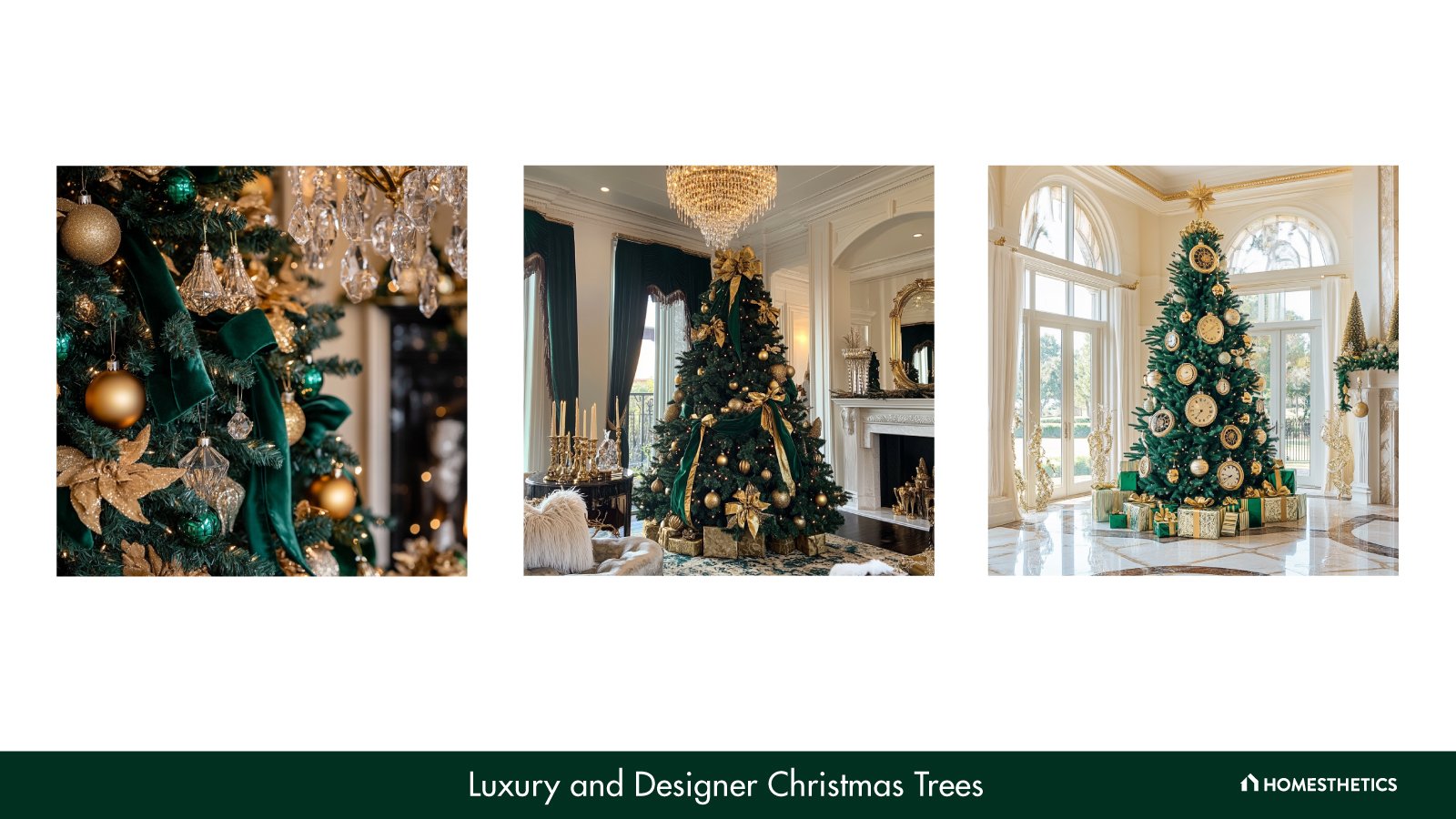 20 Luxury and Designer Christmas Trees Elevating Holiday Décor