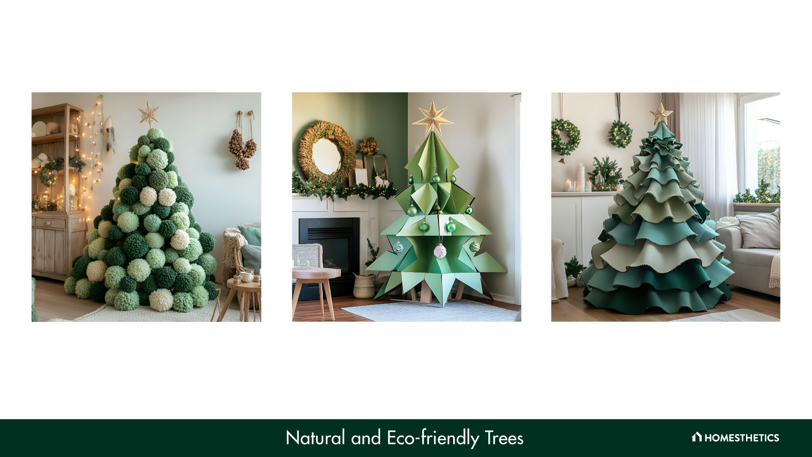 30 Natural & Eco-Friendly Trees for a Sustainable Holiday Season