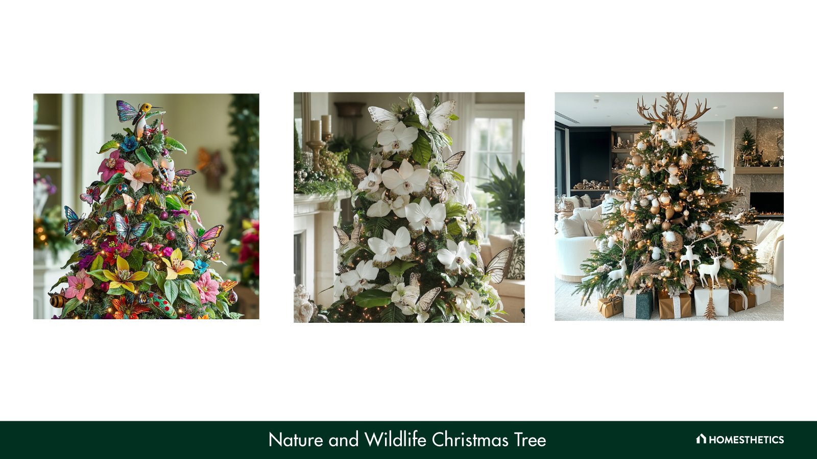 30 Nature and Wildlife Christmas Trees to Bring the Outdoors In