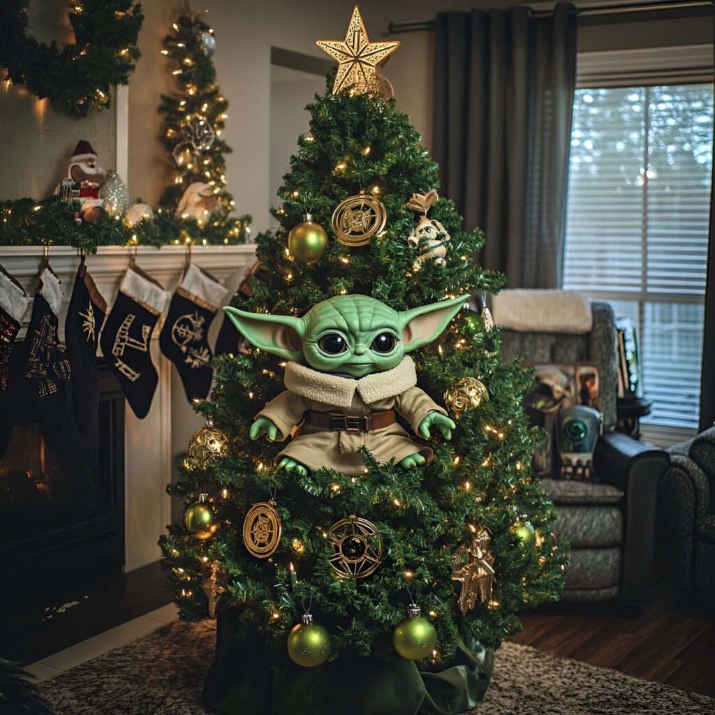 03. Star Wars Christmas Tree: Celebrate the Holidays in Galactic Style