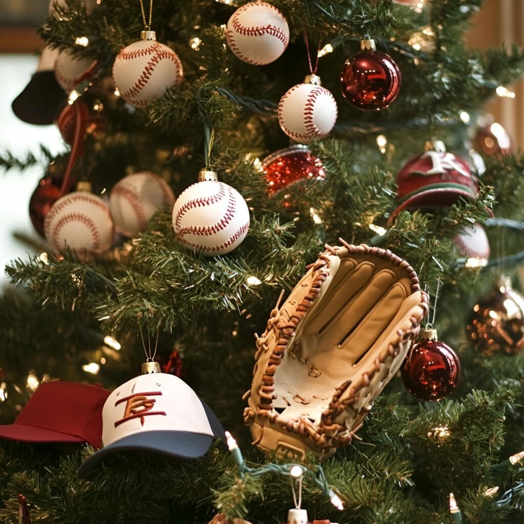 20. Sports Fan Christmas Tree: Deck the Halls with Team Spirit