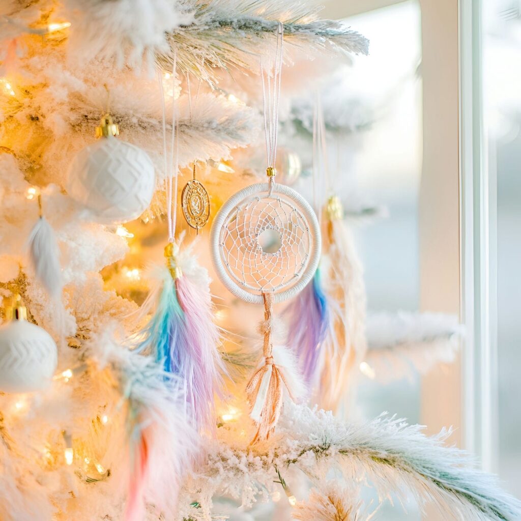 16. Boho Rainbow Light Tree with a Relaxed Rainbow Gradient