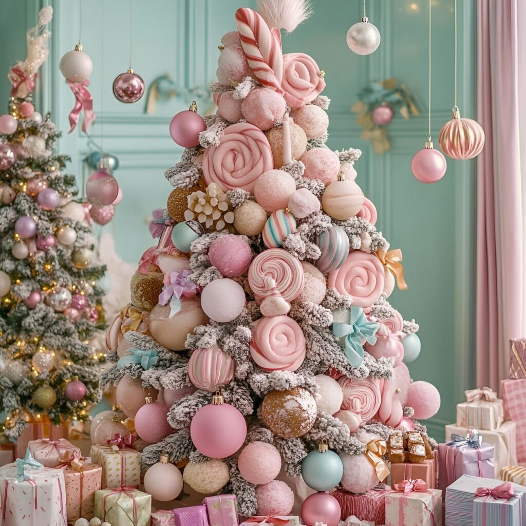 10. Candyland Christmas Tree: Sweeten Your Holidays with Candy-Themed Décor