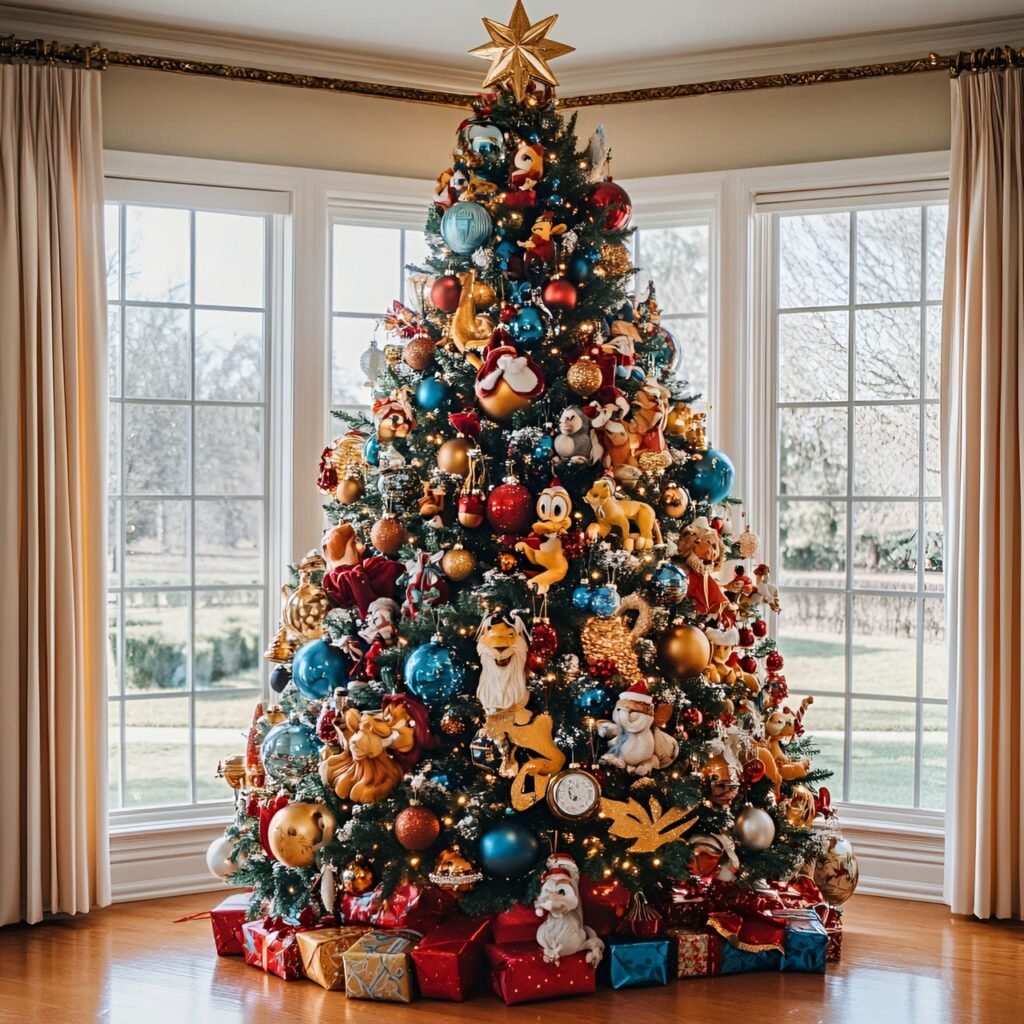 02. Disney Christmas Tree: Bring Magical Holiday Cheer to Your Home