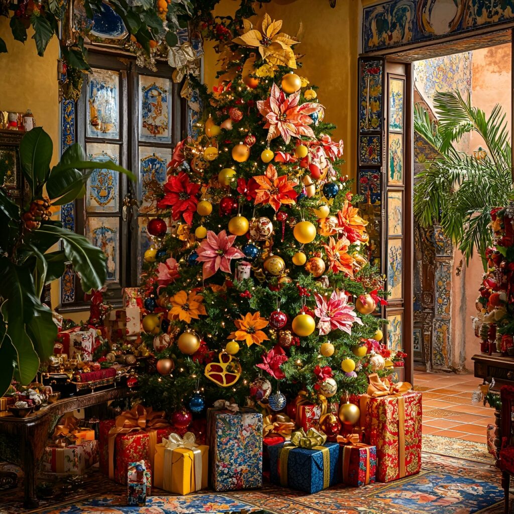 09. Dolce & Gabbana Tree with Floral and Lemon Accents