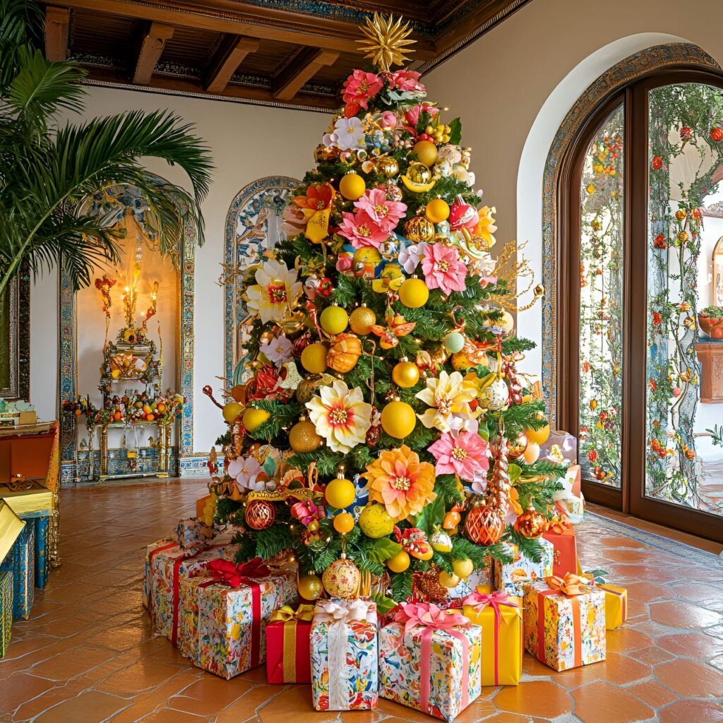 09. Dolce & Gabbana Tree with Floral and Lemon Accents