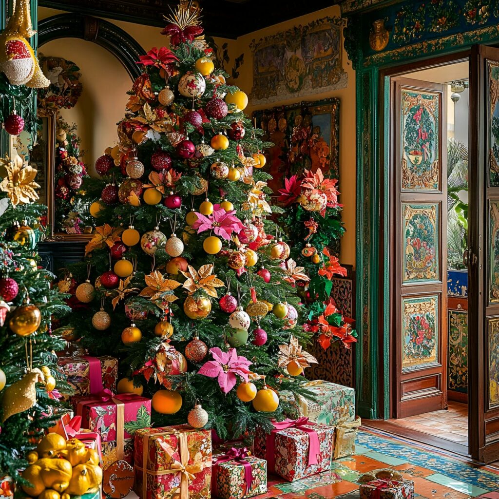 09. Dolce & Gabbana Tree with Floral and Lemon Accents