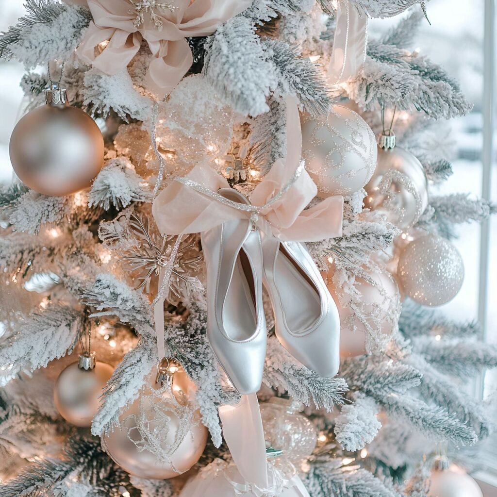 14. Ballet-Themed Christmas Tree: Graceful and Elegant Holiday Décor