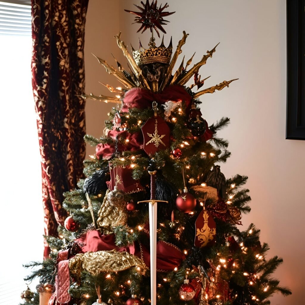 06. Game of Thrones Christmas Tree: Rule the Holidays with Westeros-Inspired Décor