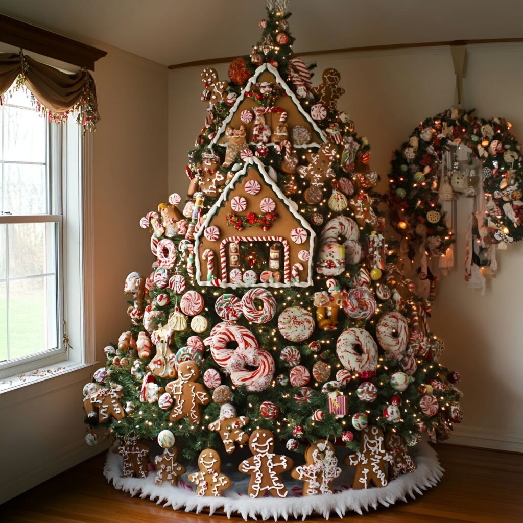 10. Candyland Christmas Tree: Sweeten Your Holidays with Candy-Themed Décor