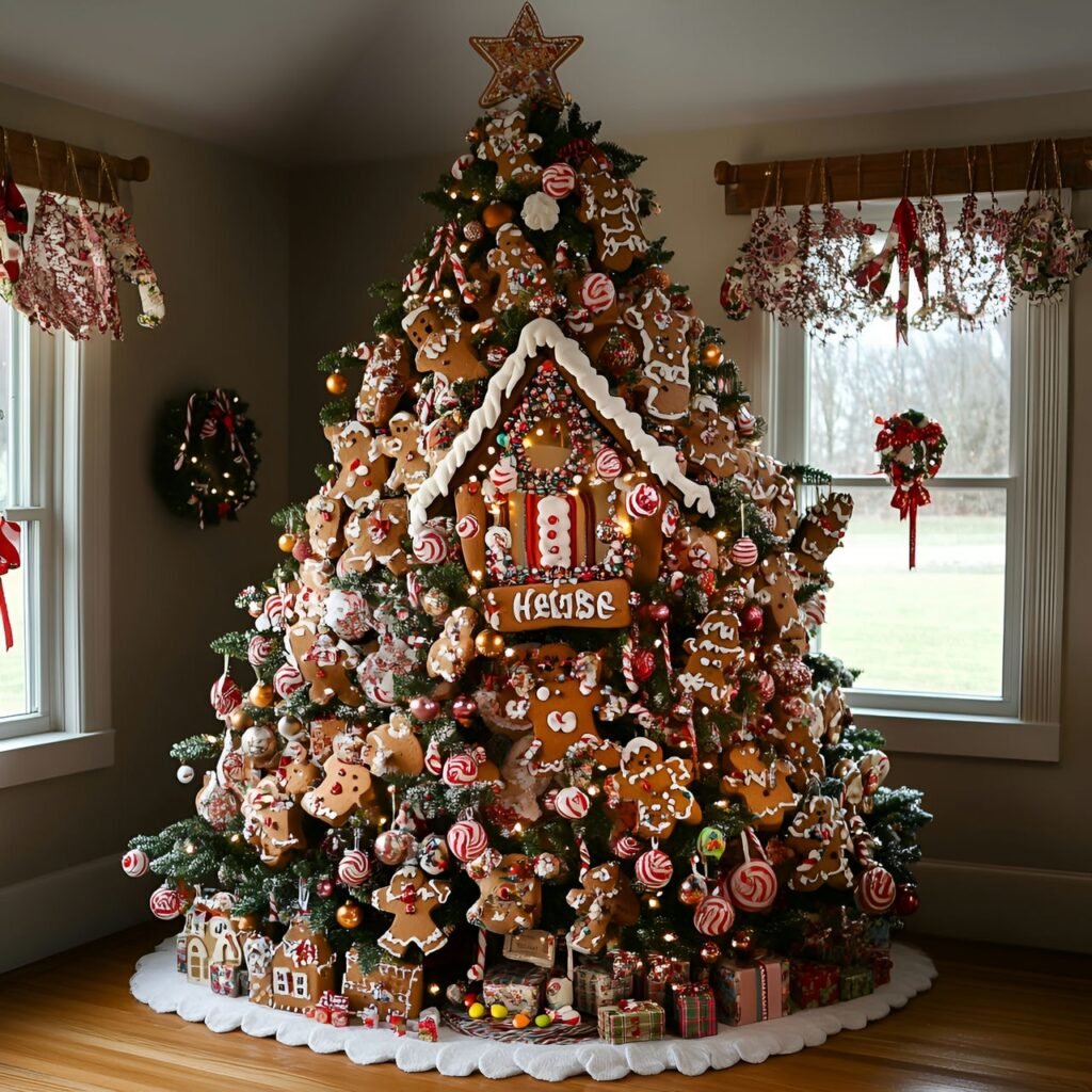 10. Candyland Christmas Tree: Sweeten Your Holidays with Candy-Themed Décor