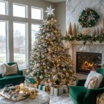 20 Metallic Accents Christmas Trees Creating A Luxe Atmosphere