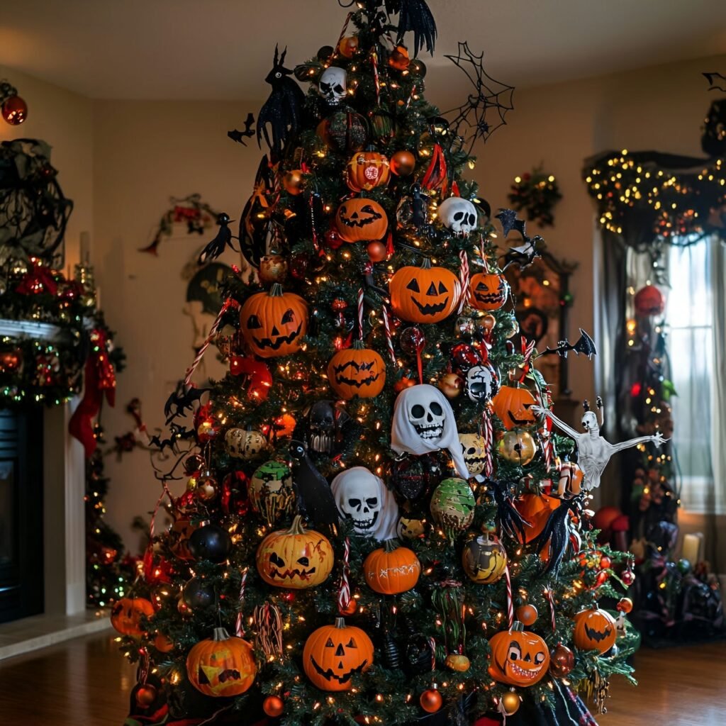 08. The Nightmare Before Christmas Tree: A Spooky and Festive Holiday Décor