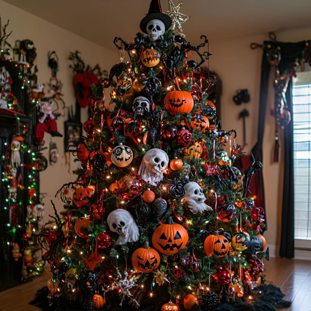 08. The Nightmare Before Christmas Tree: A Spooky and Festive Holiday Décor