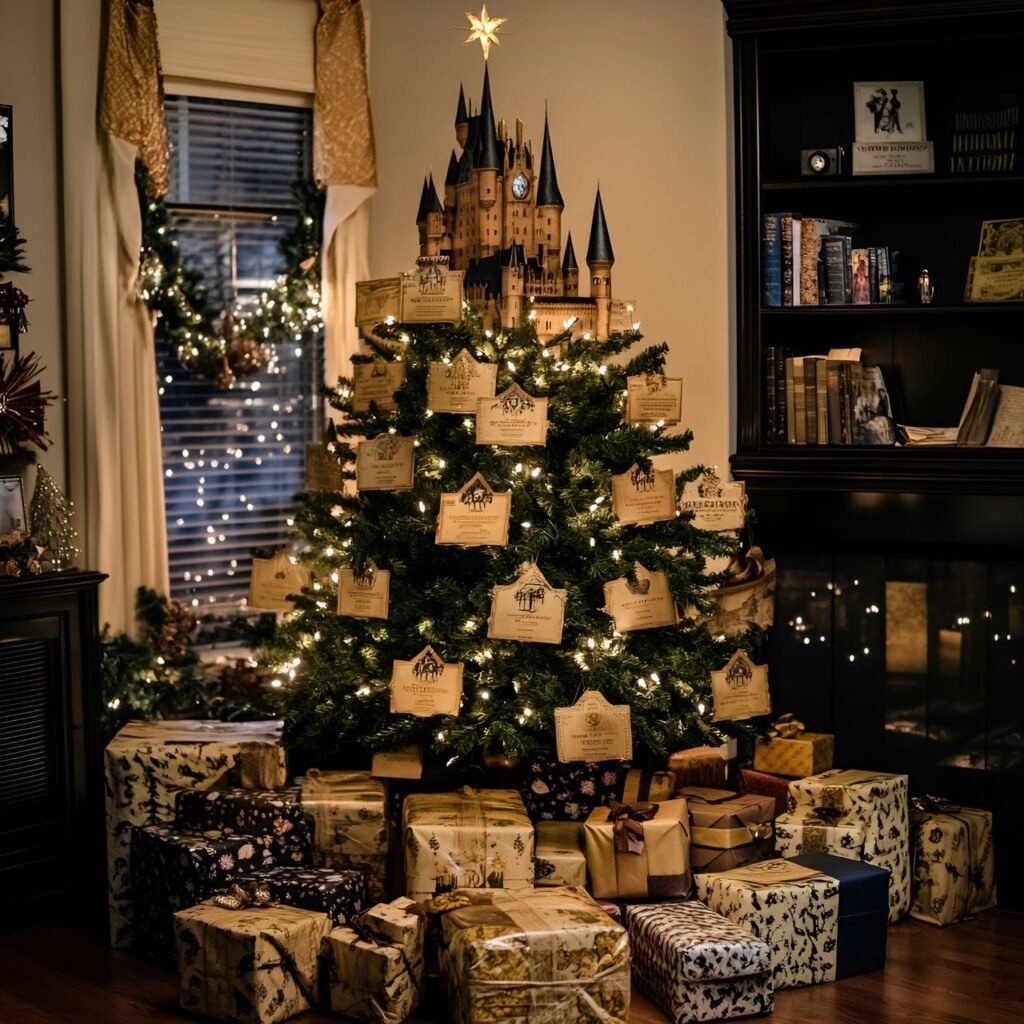 01. Harry Potter Christmas Tree: Enchant Your Holidays with Wizarding World Magic