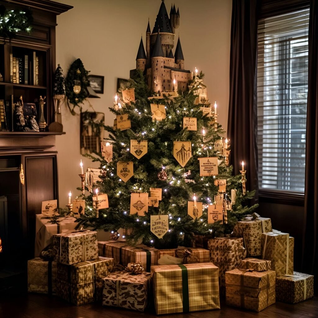 01. Harry Potter Christmas Tree: Enchant Your Holidays with Wizarding World Magic