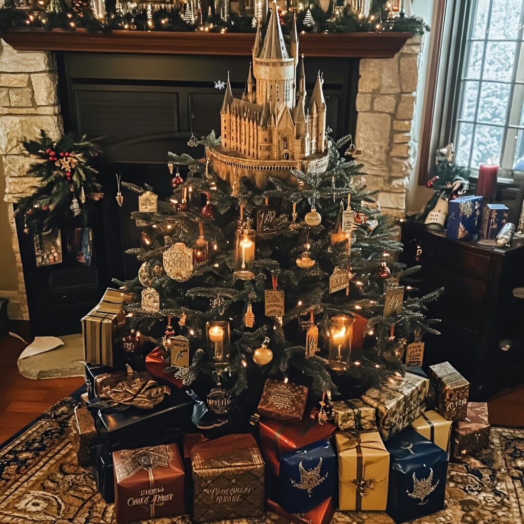 01. Harry Potter Christmas Tree: Enchant Your Holidays with Wizarding World Magic