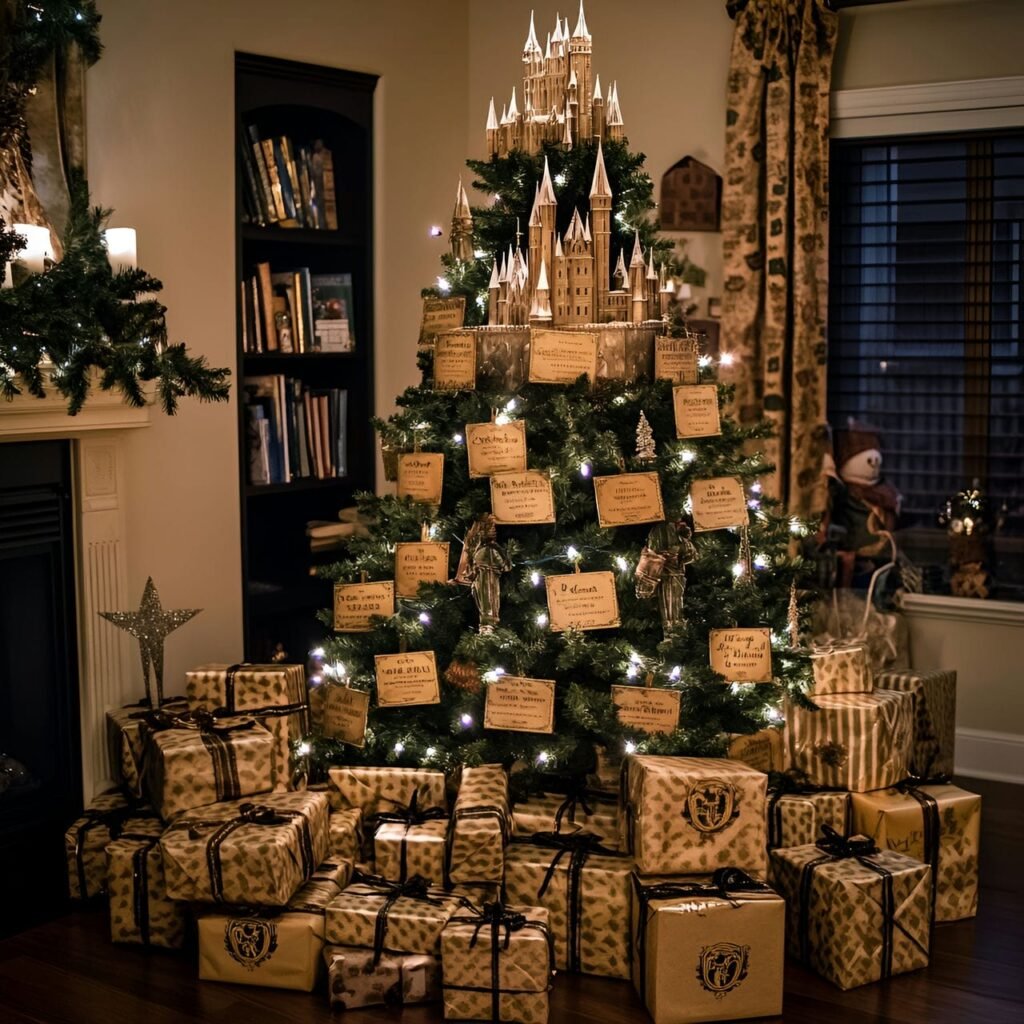 01. Harry Potter Christmas Tree: Enchant Your Holidays with Wizarding World Magic