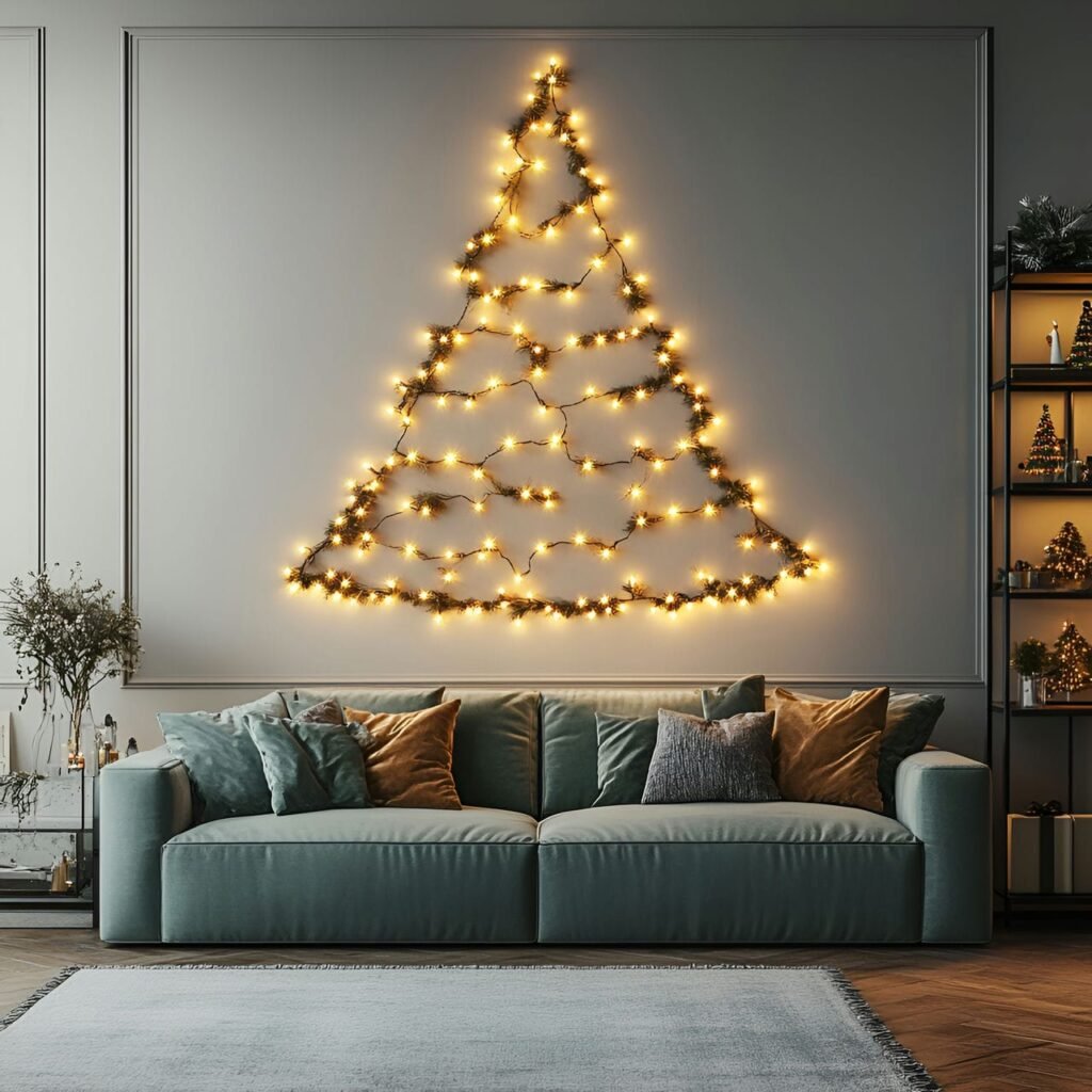 06. Invisible String Light Tree with Ambient Wall Glow