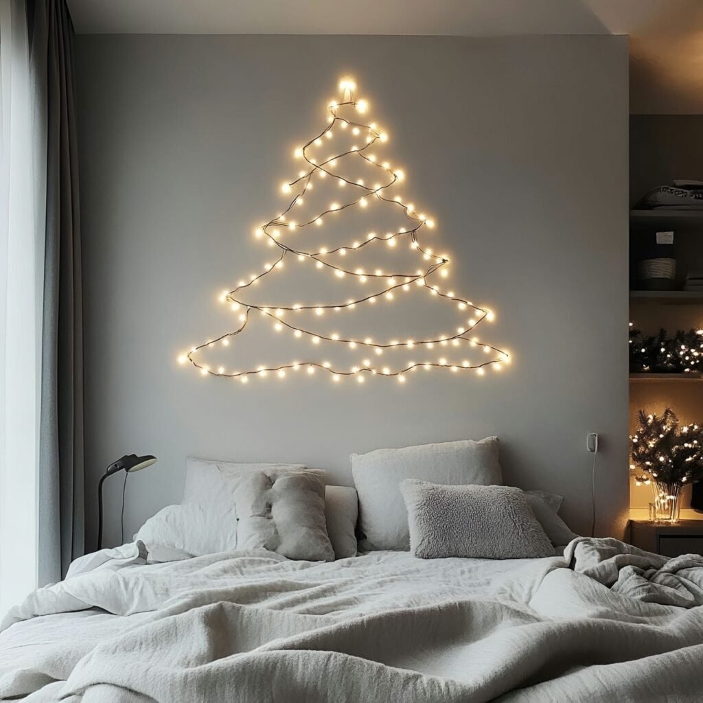 06. Invisible String Light Tree with Ambient Wall Glow