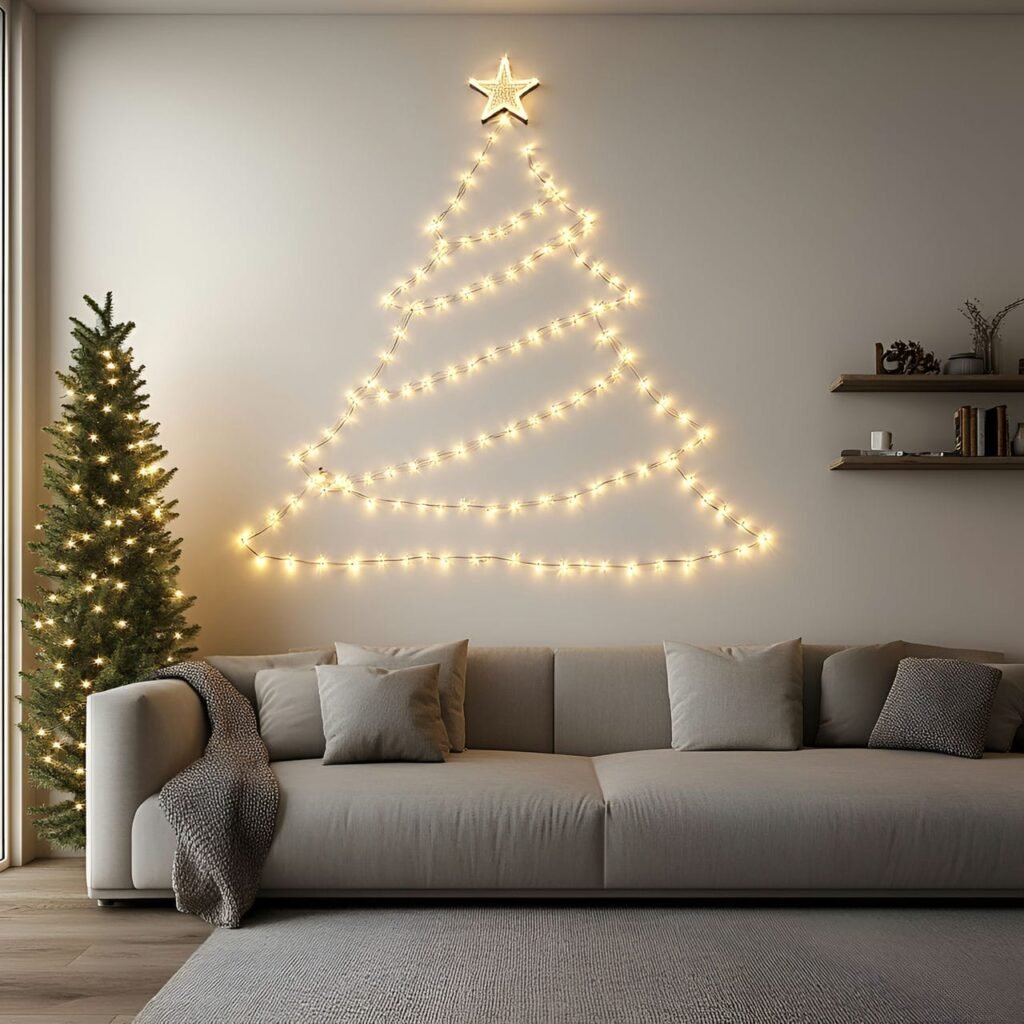 06. Invisible String Light Tree with Ambient Wall Glow