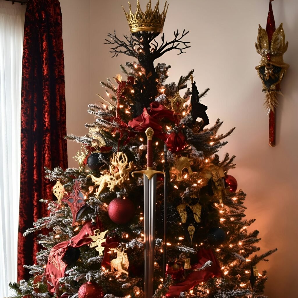 06. Game of Thrones Christmas Tree: Rule the Holidays with Westeros-Inspired Décor