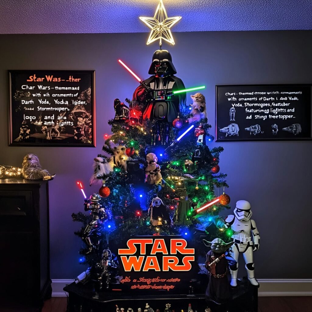 03. Star Wars Christmas Tree: Celebrate the Holidays in Galactic Style