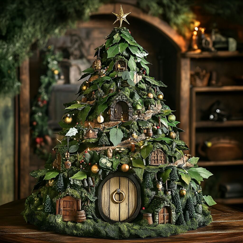 07. The Lord of the Rings Christmas Tree: Bring Middle-earth Magic to Your Holidays