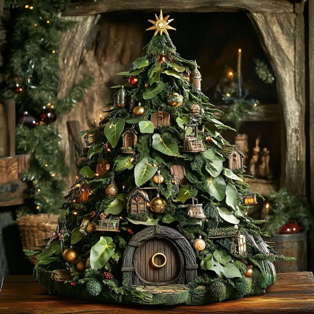 07. The Lord of the Rings Christmas Tree: Bring Middle-earth Magic to Your Holidays