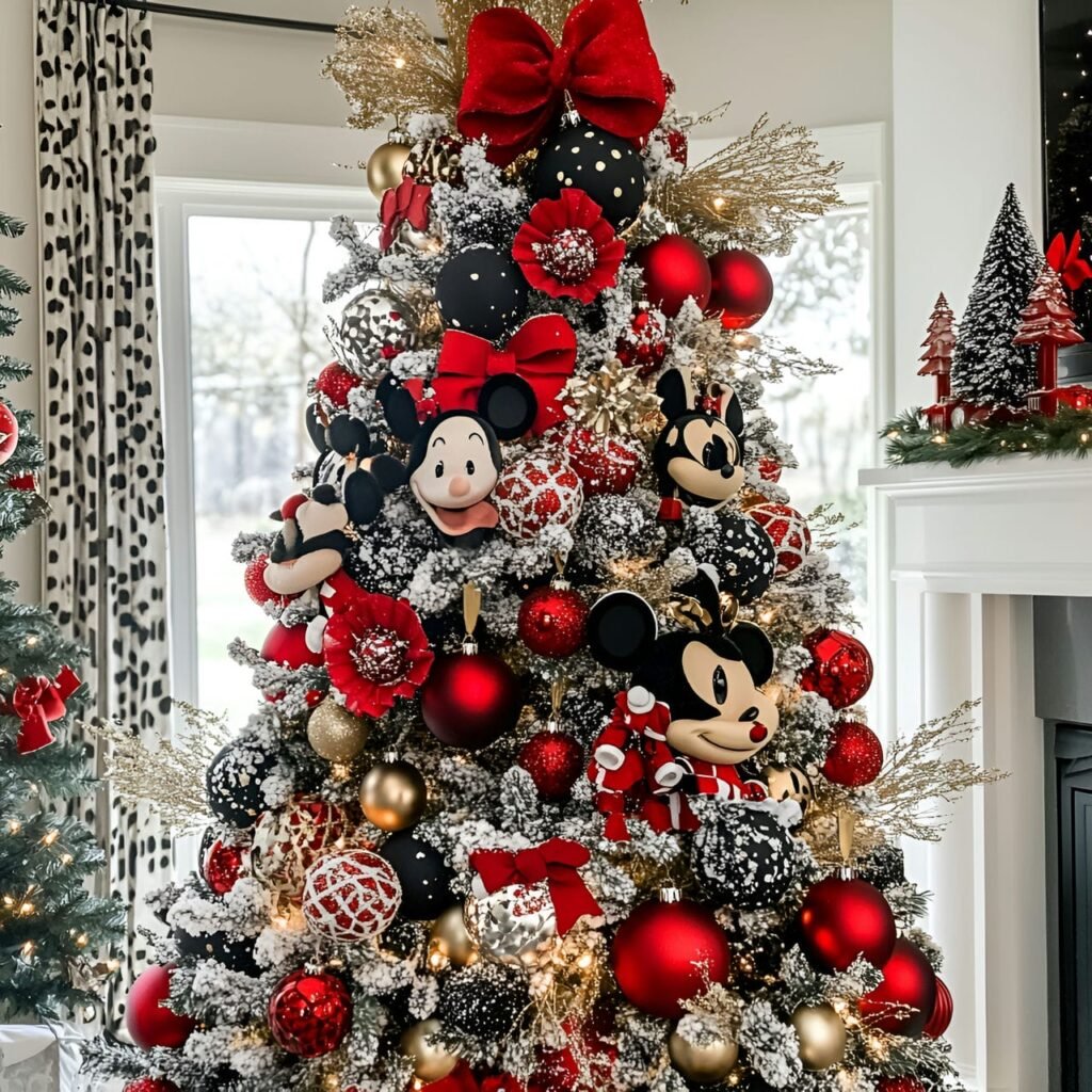 02. Disney Christmas Tree: Bring Magical Holiday Cheer to Your Home