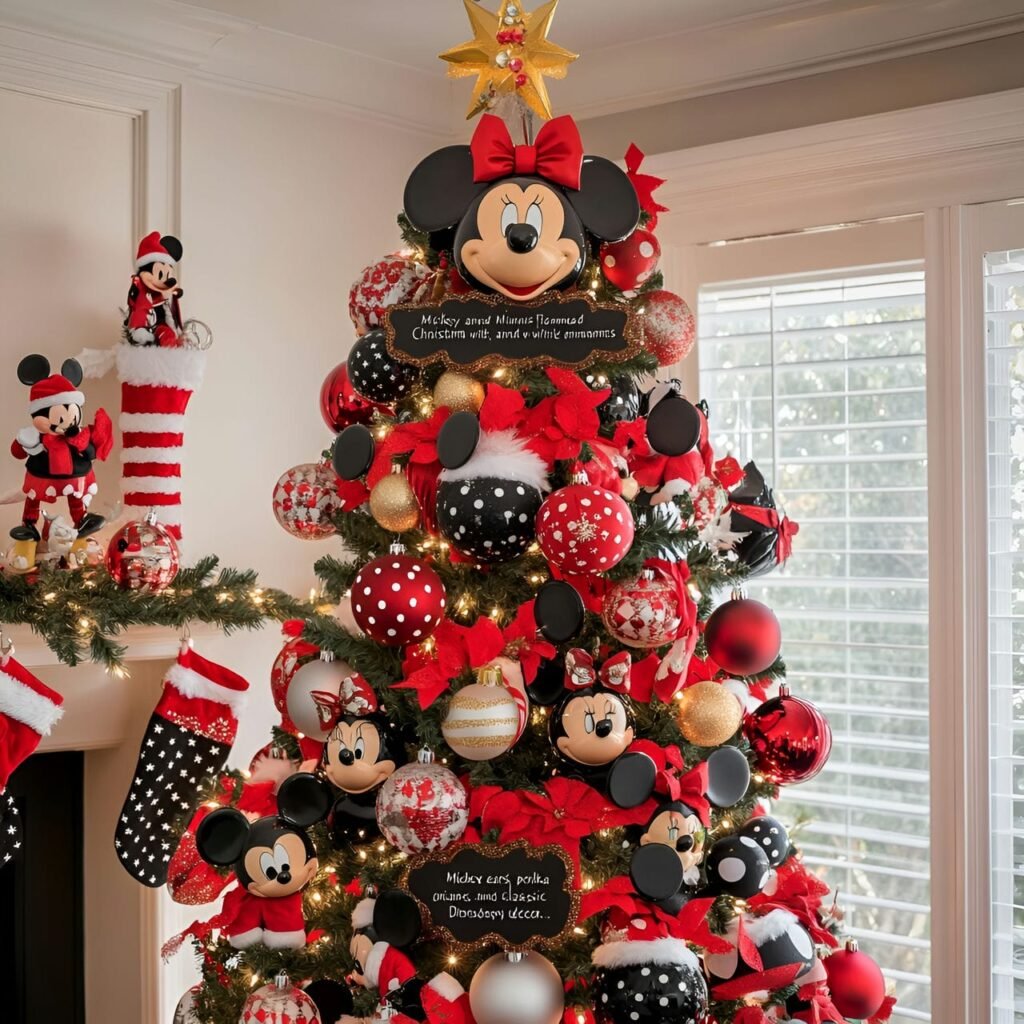 02. Disney Christmas Tree: Bring Magical Holiday Cheer to Your Home