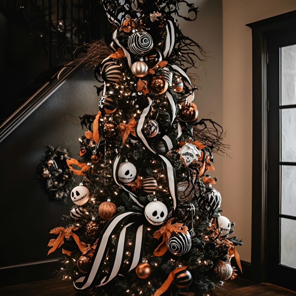 08. The Nightmare Before Christmas Tree: A Spooky and Festive Holiday Décor