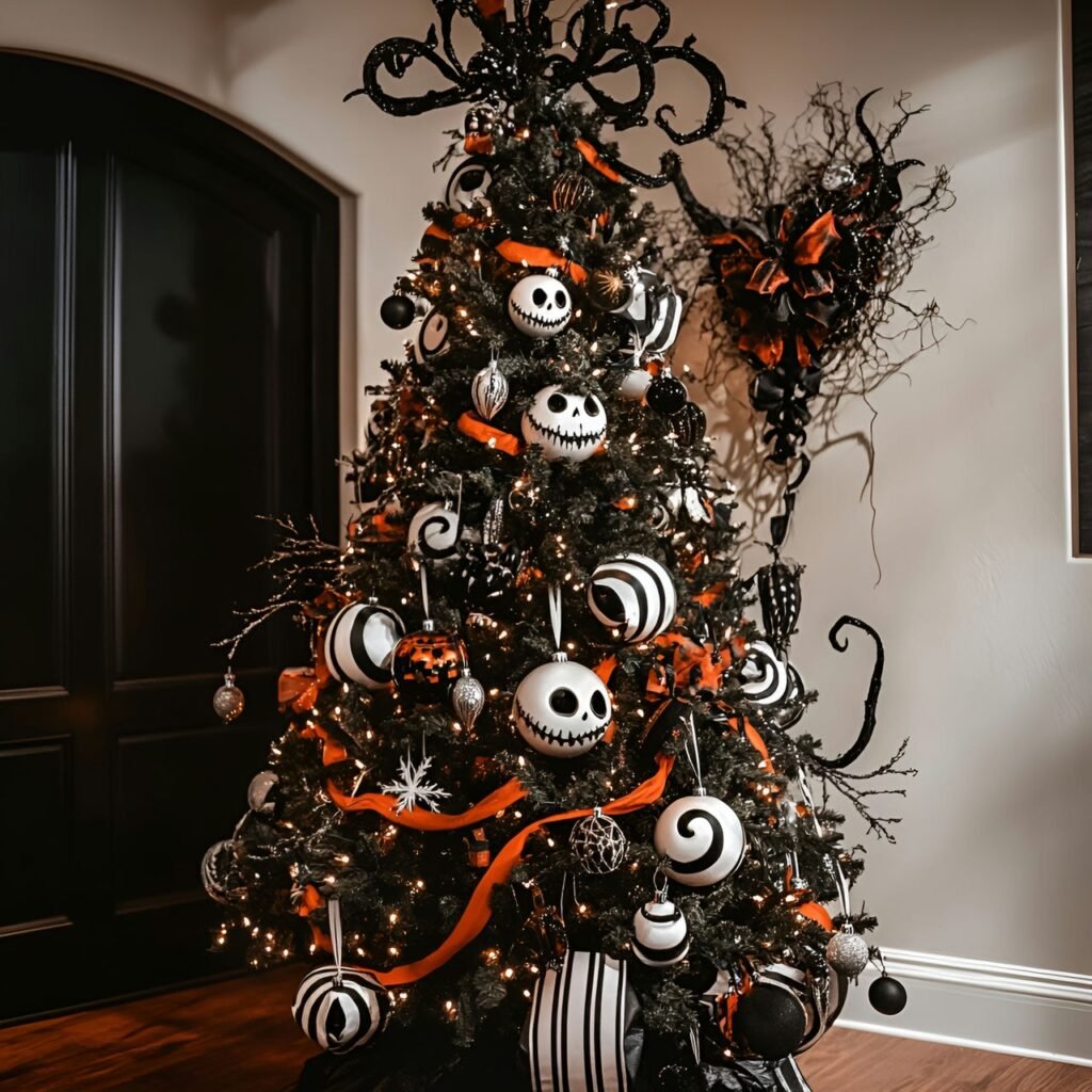 08. The Nightmare Before Christmas Tree: A Spooky and Festive Holiday Décor