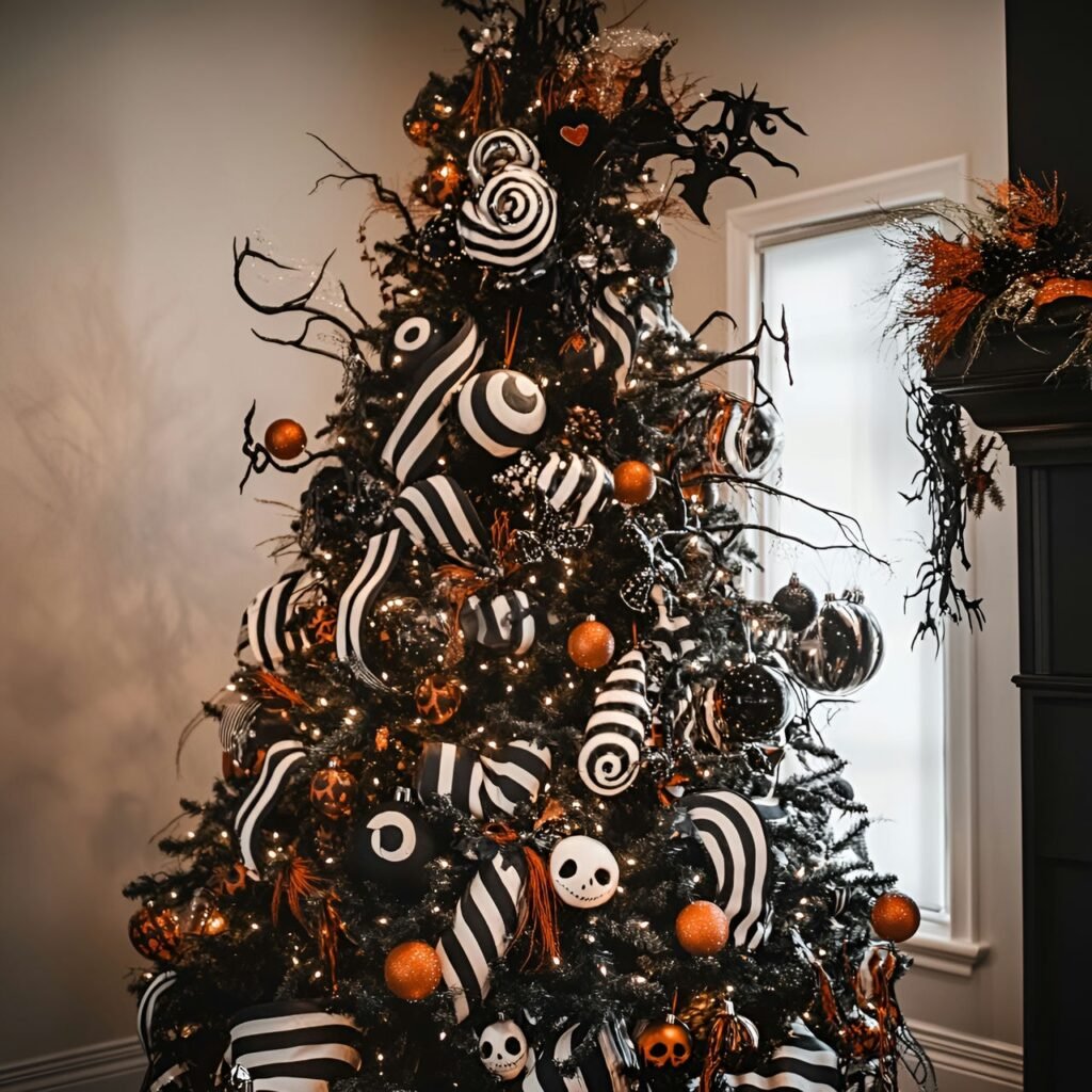 08. The Nightmare Before Christmas Tree: A Spooky and Festive Holiday Décor