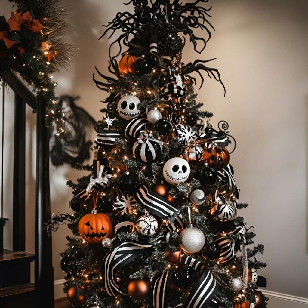 08. The Nightmare Before Christmas Tree: A Spooky and Festive Holiday Décor