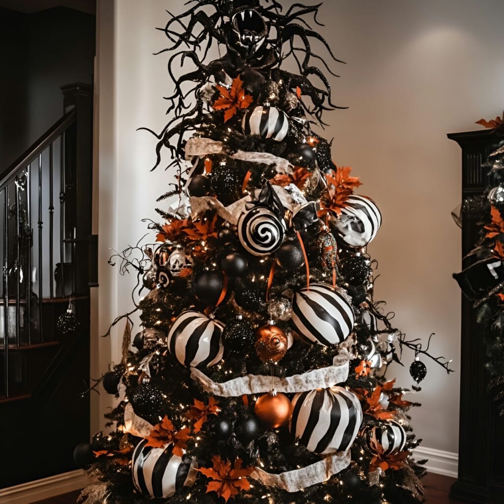 08. The Nightmare Before Christmas Tree: A Spooky and Festive Holiday Décor