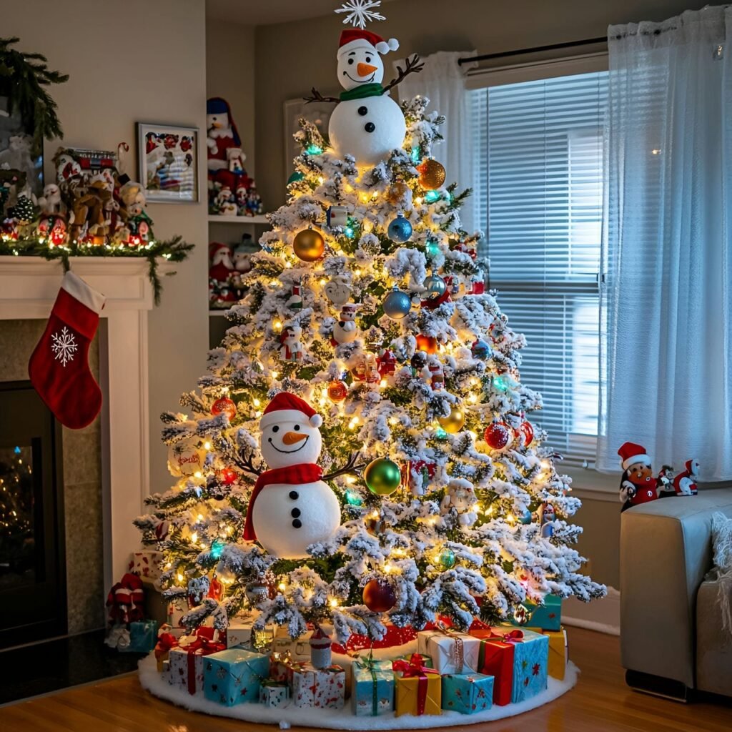 05. Frozen-Themed Christmas Tree: Create a Winter Wonderland with Elsa and Anna